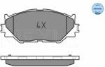 MEYLE set placute frana, frana disc MEYLE -ORIGINAL: True to OE. 025 239 8317 (025 239 8317)