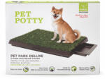 Nunbell Pet Potty кучешка тоалетна с имитация на трева и отделение за течности 60х50cm