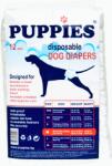 Puppies M - памперс-гащи за кучета с тегло 7-16 кг. и талия 45-63 см. , 12 броя
