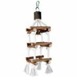 TRIXIE Natural Living Tower with Rope - играчка 34 см