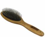 Alcott Bamboo Groom Oval Pin Brush with Steel Pins М- бамбукова четка за едри породи с всякакъв тип козина