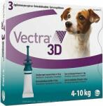 Ceva Vectra 3D Вектра 3Д против бълхи, кърлежи, мухи, комари, за кучета от 4 до 10kg