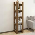 vidaXL Bibliotecă/Separator cameră, maro miere, 41x35x160 cm, lemn pin (813872) Biblioteca
