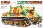 TAMIYA German 38cm Assault Mortar Sturmtiger 1: 35 makett harcjármű (300035177) (300035177)