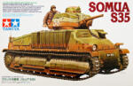 TAMIYA French Medium Tank SOMUA S35 1: 35 makett harcjármű (300035344) (300035344)