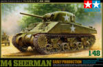 TAMIYA US Medium Tank M4 SHERMAN Early Production 1: 48 makett harcjármű (300032505) (300032505)