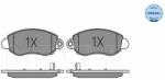 MEYLE set placute frana, frana disc MEYLE -ORIGINAL: True to OE. 025 235 7718/W (025 235 7718/W)
