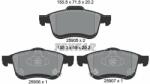 TEXTAR set placute frana, frana disc TEXTAR Q+ 2590501 (2590501)