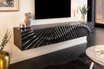 LuxD Design függő TV asztal Shayla 160 cm fekete mangó