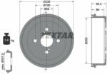 TEXTAR Tambur frana TEXTAR 94021200 (94021200)