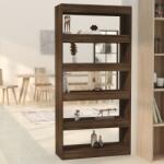 vidaXL Bibliotecă/Separator cameră, stejar maro, 80x30x166 cm, PAL (813625) Biblioteca