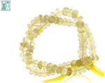  Cuart Lemon Margele Pietre Semipretioase Disc Fatetat - 3-5 x 5-8 mm