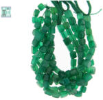  Onix Verde Cub Fatetat - 8-9 x 8-9 mm Margele Pietre Semipretioase