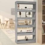 vidaXL Bibliotecă/Separator cameră, gri sonoma, 80x30x166 cm, PAL (813624) Biblioteca