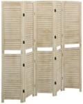 vidaXL Параван за стая, 5 панела, 175x165 cм, пауловния масив (338580)