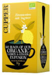 Cupper bio lemon&ginger citrom-gyömbér gyümölcstea 20x2, 5g