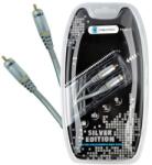 Cabletech Cablu 2x RCA 0.5m Silver Edition Cabletech (KPO3852-0.5)