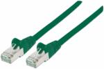 Intellinet Cablu SFTP Cat7 PIMF cu mufa Cat6A 1m cupru SOLID verde 740715 Intellinet RJ45 tata - RJ45 tata (740715)