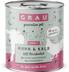 Grau GRAU Pachet economic Adult Fără cereale 12 x 800 g - Pui & vițel