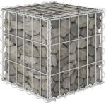 vidaXL kocka alakú acélhuzal gabion magaságyás 30 x 30 x 30 cm (145648) - vidaxl