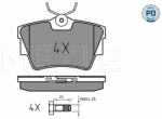 MEYLE set placute frana, frana disc MEYLE -PD: Advanced performance and design. 025 239 8017/PD (025 239 8017/PD)