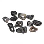  Cabochon Agata Druzy 21-45 x 16-25 x 7-9 mm - 1 Buc