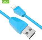 GOLF Cablu USB Ligtning iPhone 1m 2A Golf Diamond Sync Cablu albastru GC-27i (GC-27i-BL)