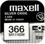 Maxell Baterie ceas Maxell SR1116SW V366 S35 1.55V oxid de argint 1buc (366-MAXELL) - sogest Baterii de unica folosinta