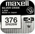 Maxell Baterie ceas Maxell SR626W V376 SR66 1.55V oxid de argint 1buc (376-MAXELL) - sogest Baterii de unica folosinta