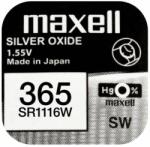 Maxell Baterie ceas Maxell SR1116W V365 S35 1.55V oxid de argint 1buc (365-MAXELL) - sogest Baterii de unica folosinta