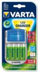 VARTA Incarcator AA AAA cu 4x acumulatori AA 2600mAh LCD Charger 57070 201 451 Varta (57070 201 451) Incarcator baterii