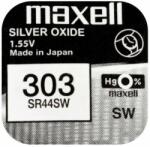 Maxell Baterie ceas Maxell SR44SW V303 AG13 1.55V oxid de argint 1buc (303-MAXELL) - sogest Baterii de unica folosinta