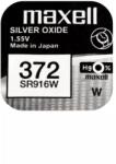 Maxell Baterie ceas Maxell SR916W V372 1.55V oxid de argint 1buc (372-MAXELL) - sogest Baterii de unica folosinta
