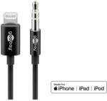 Goobay Cablu LIGHTNING audio - Jack 3.5 mm 1m Certificat Apple MFI Goobay (66805)