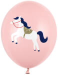 PartyDeco Balon din latex - Cal roz pastel