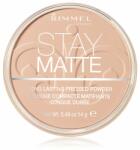 Rimmel Stay Matte pudră culoare 003 Peach Glow 14 g