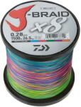 Daiwa Fir Daiwa J-Braid X8 Multicolor 0.28mm 26.5Kg 1500M (D.12755.228)