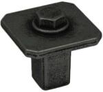 Demos Bútorfogantyú Kentucky gomb ófekete Tulip (dem-351834)