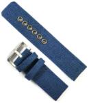  Curea de ceas Albastra din material textil 24mm WZ4928 (WZ4928)