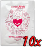 SuperLove Natural Waterbased Lubricant 4ml 10 pack