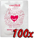 SuperLove Natural Waterbased Lubricant 4ml 100 pack