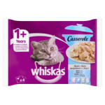 Whiskas Hrana Umeda pentru Pisici Whiskas cu Somon, Ton, Cod, Peste 85g