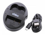 utángyártott Két csatornás utángyártott akkutöltő USB akkutöltő Nikon akkukhoz EN-EL3e Fuji NP-150 Minolta NP-400