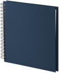  Rössler Soho fotóalbum/scrapbook (23x23 cm, 30 lap, spirálos, fehér lapok) navy/kék (1329452906)