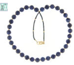  Colier din Dumortierit Rotund 8-8, 9 mm - Hematit 2-3 x 1, 8 mm- Accesorii Gold Filled