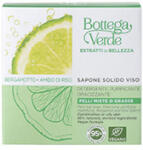 Bottega Verde - Sapun solid purificant, pentru tenul mixt si gras, cu extract de bergamota si vitamina B3 - Estratti di Bellezza, 75 ML