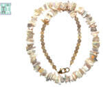  Colier din Opal de Foc Neregulat 1-5 x 4-12 mm - Accesorii de Gold Filled