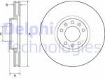 DELPHI Disc frana DELPHI BG4696C (BG4696C) - automobilus