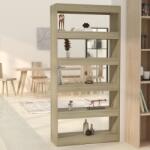 vidaXL Bibliotecă/Separator cameră, stejar Sonoma, 80x30x166 cm, PAL (811721) Biblioteca