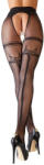 Cottelli Collection Legwear Suspender Tights 251025 Black L/XL